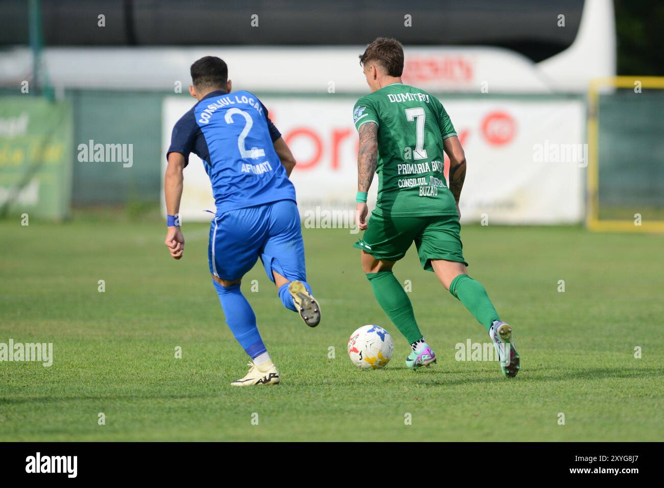 CUPA ROMANIEI LA FOTBAL , CS AFUMATI vs FC GLORIA BUZAU , 29.08.2024 Stock Photo