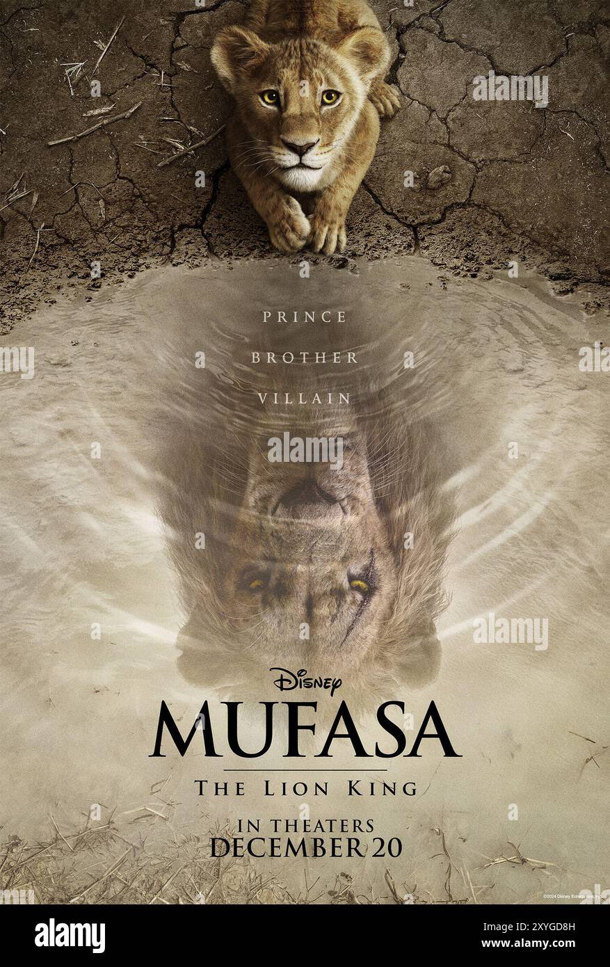 Mufasa The Lion King poster Stock Photo - Alamy