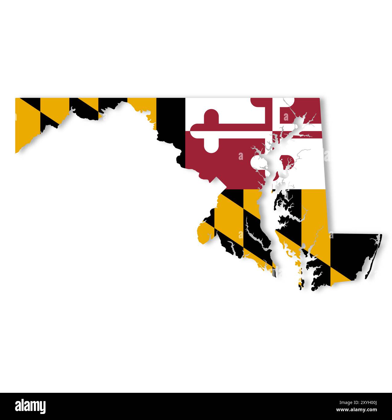 Geographic map us state hi-res stock photography and images - Alamy