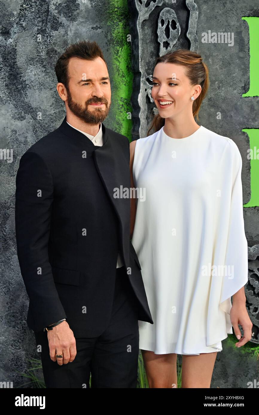 LONDON, UK. 29th Aug, 2024. Justin Theroux, Nicole Brydon Bloom attends Beetlejuice Beetlejuice - UK Premiere at Cineworld Cinema - London Leicester Square, London, UK. ( Credit: See Li/Picture Capital/Alamy Live News Stock Photo