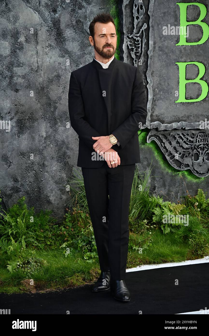 LONDON, UK. 29th Aug, 2024. Justin Theroux attends Beetlejuice Beetlejuice - UK Premiere at Cineworld Cinema - London Leicester Square, London, UK. ( Credit: See Li/Picture Capital/Alamy Live News Stock Photo