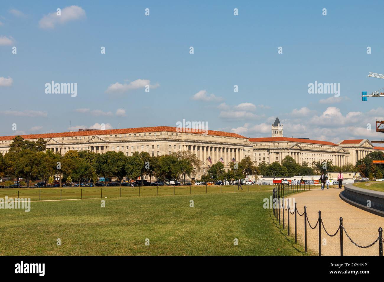 The Old Post Office Pavillion Government Buildings in Washington DC, USA Stock Photo