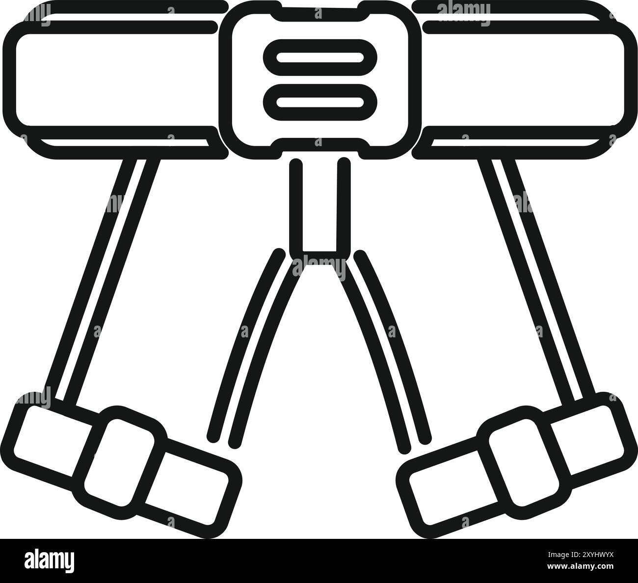 Simple vector icon of a baby walking assistant belt Stock Vector Image ...