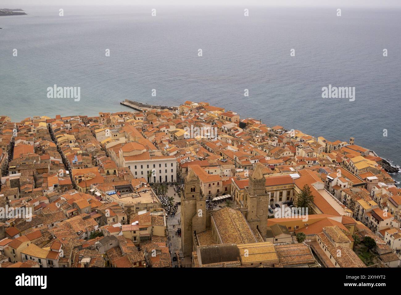 Cefalu in Sicily in spring Stock Photo - Alamy