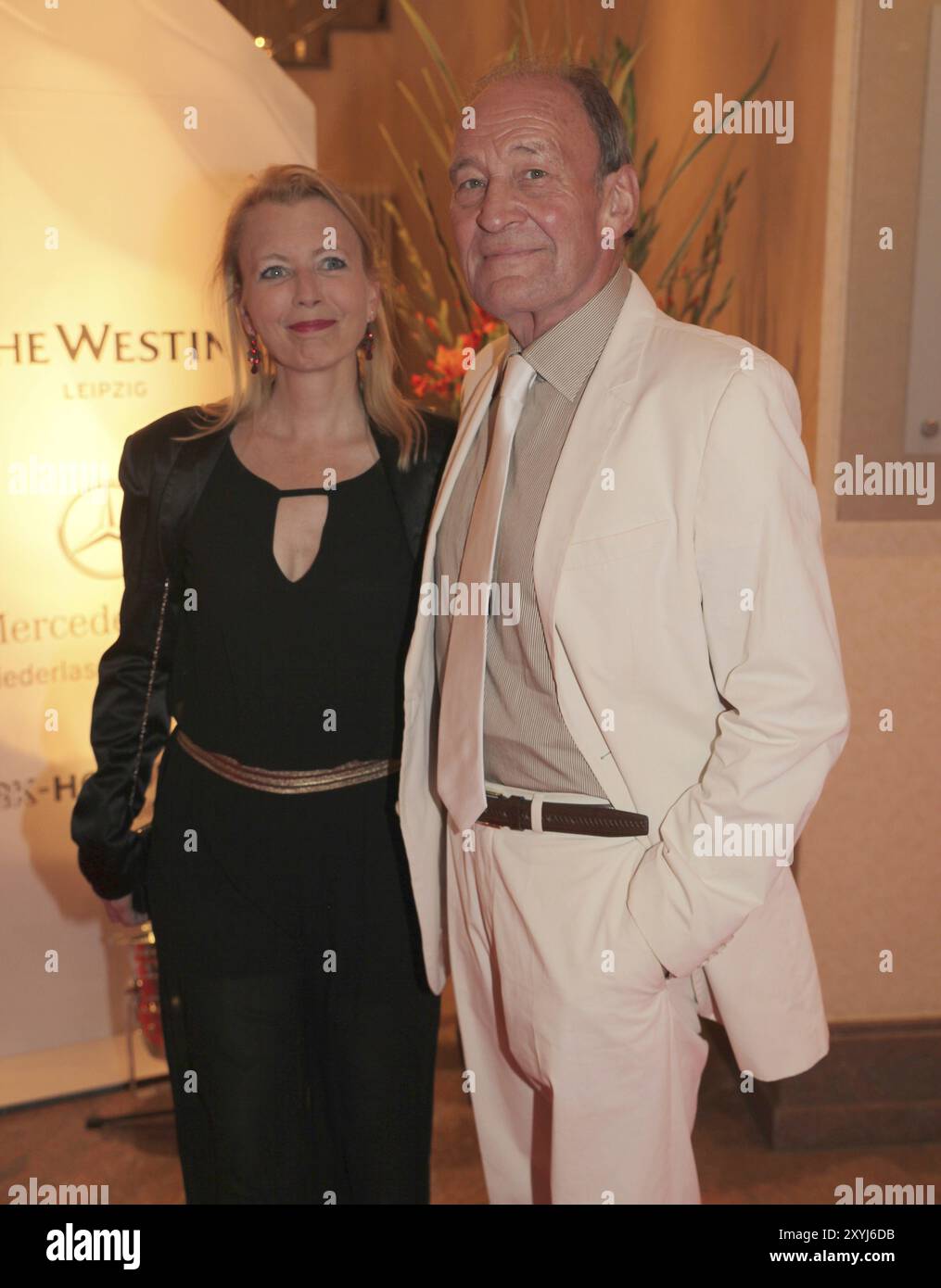 Actor Michael Mendl and girlfriend Gesine Friedmann 7th GRK Golf
