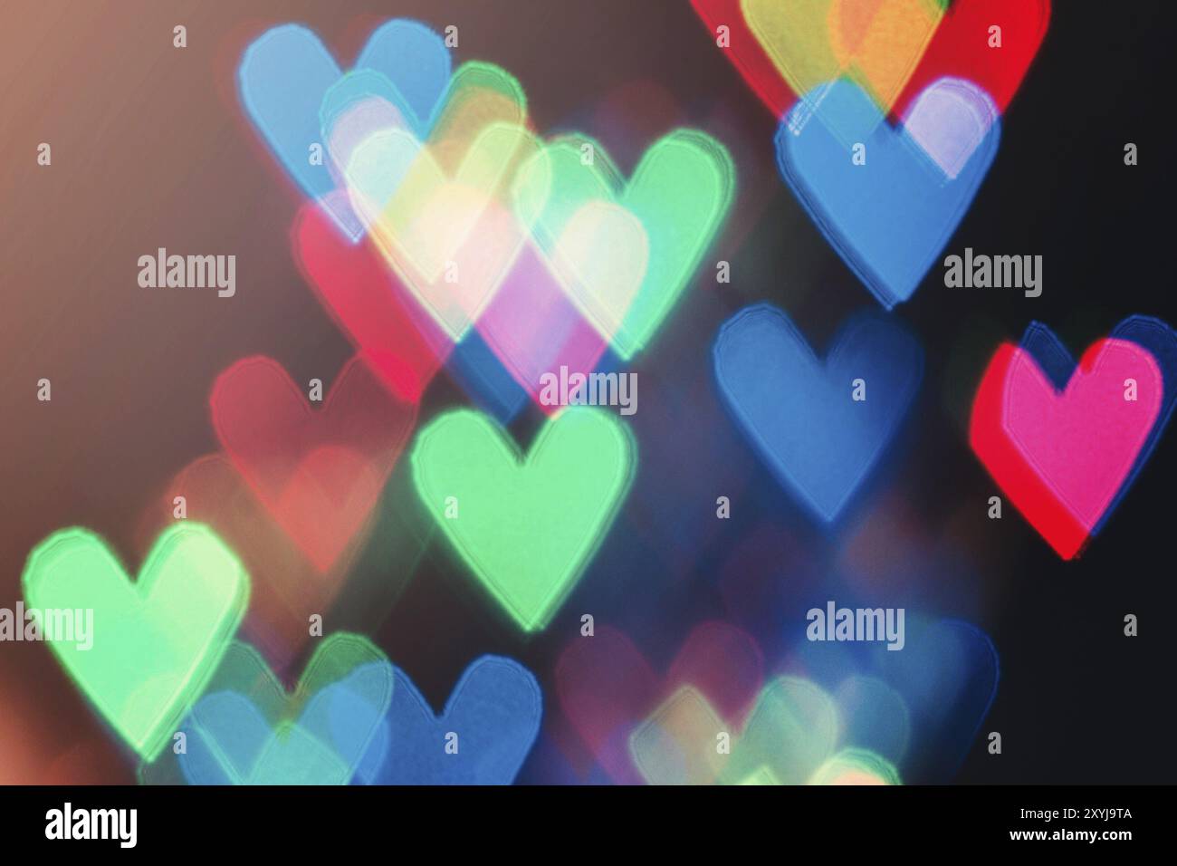 Modern abstract background with shiny hearts for Valentine's Day Stock ...
