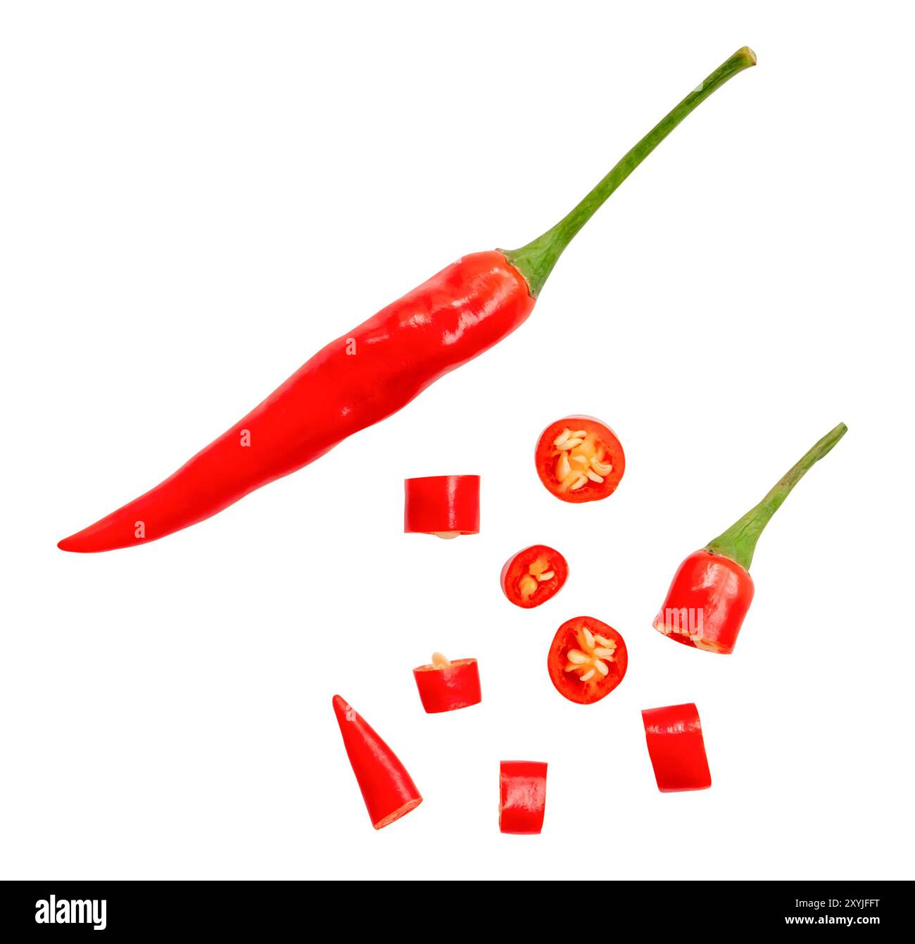 Closeup view red table Cut Out Stock Images & Pictures - Alamy