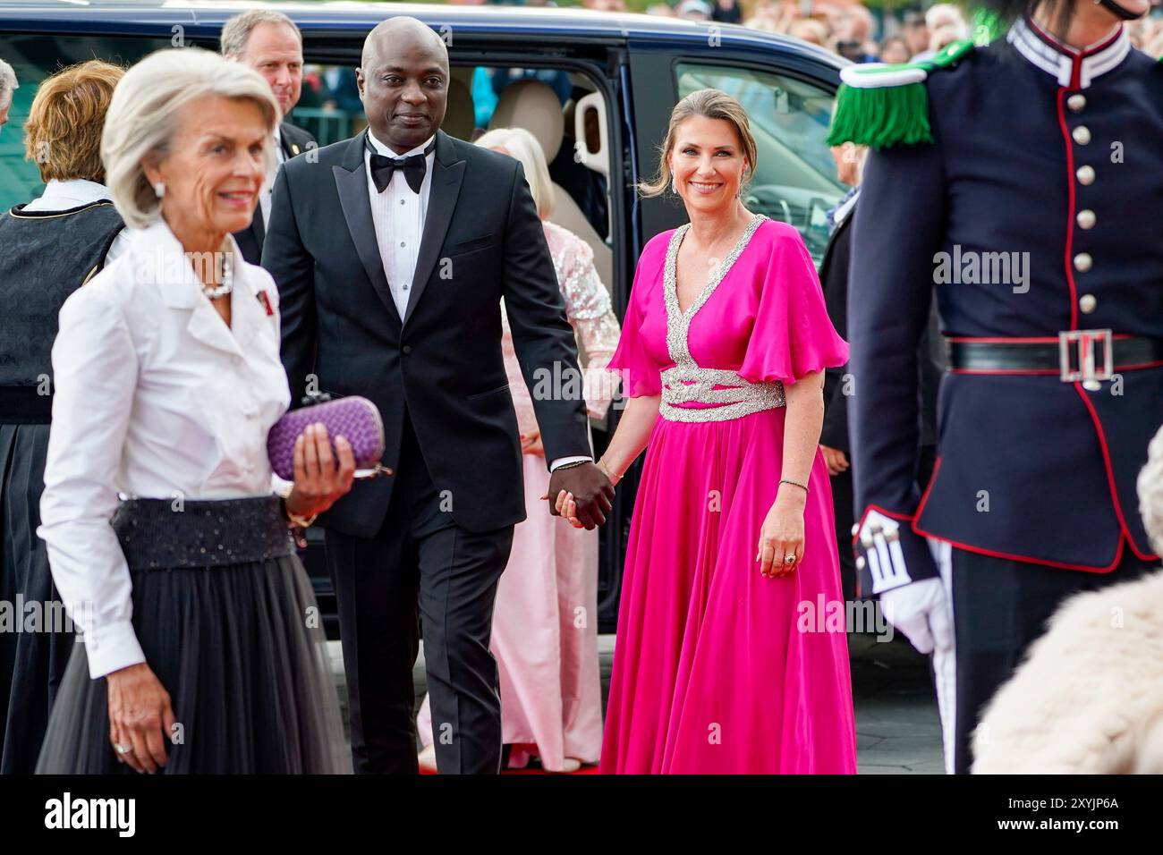FILE Norway's Princess Martha Louise and her fiance Durek Verrett