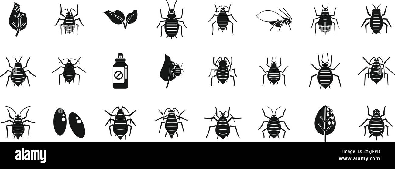 Ant farm aphid Stock Vector Images - Alamy