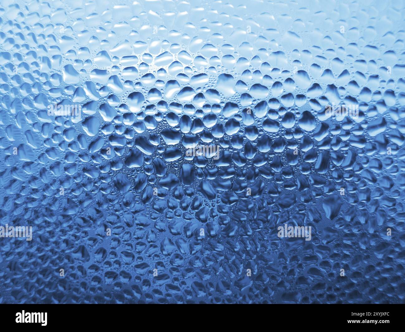 Natural water drops on window glass background Stock Photo - Alamy