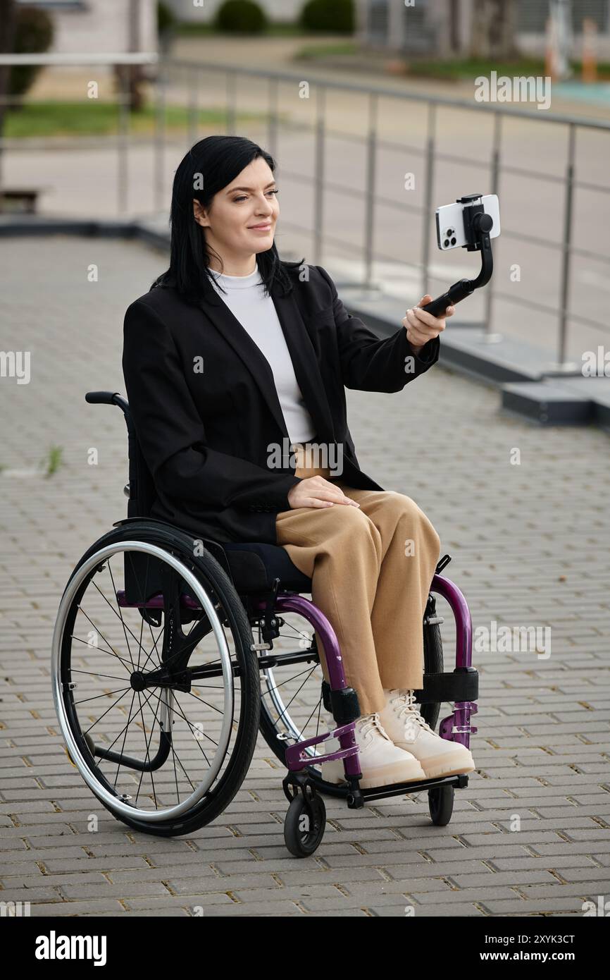 Woman takes selfie at home hi-res stock photography and images - Alamy