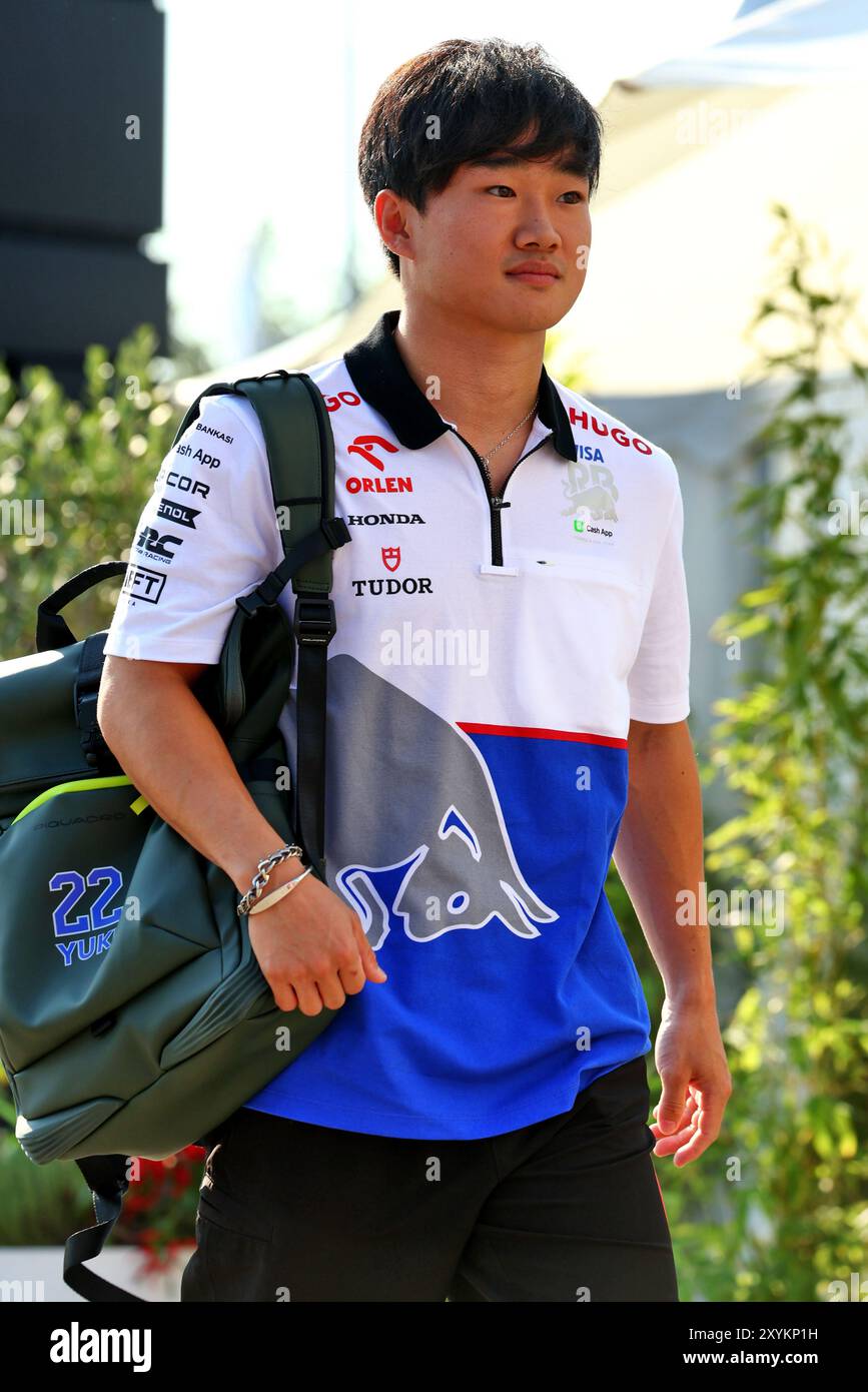 Monza, Italy. 30th Aug, 2024. Yuki Tsunoda (JPN) RB. Formula 1 World