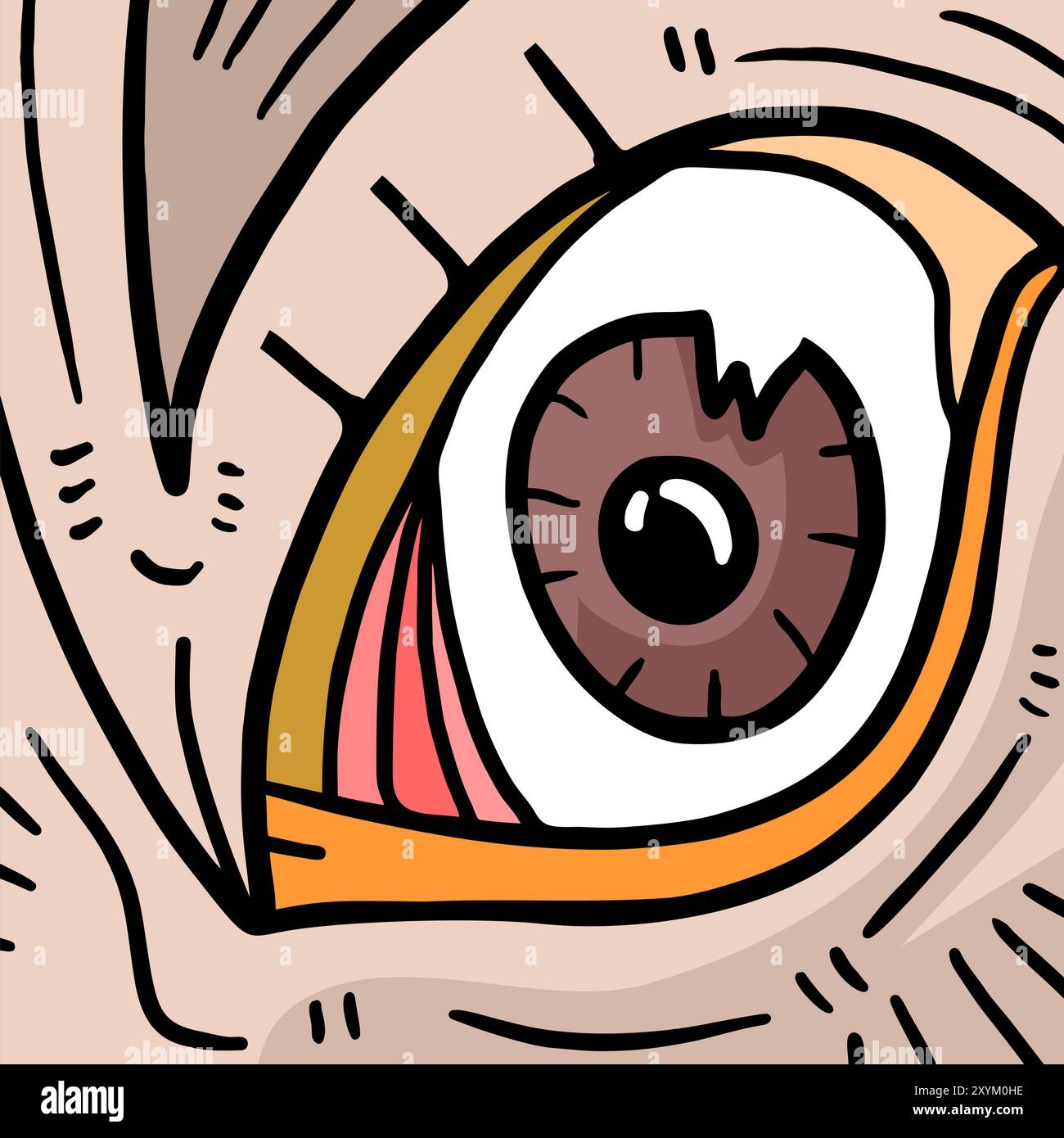 artistic eye Stock Vector