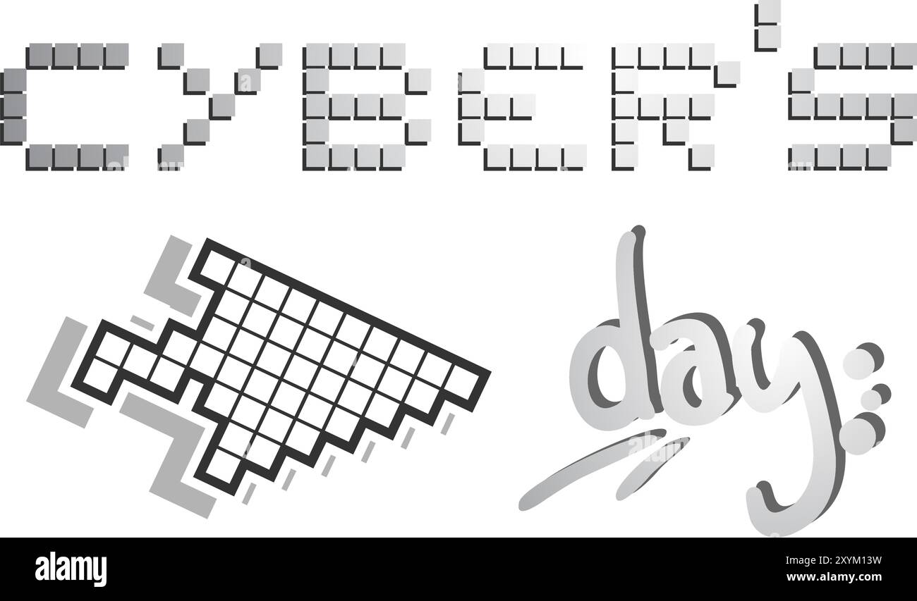 Icon cyber´s Stock Vector