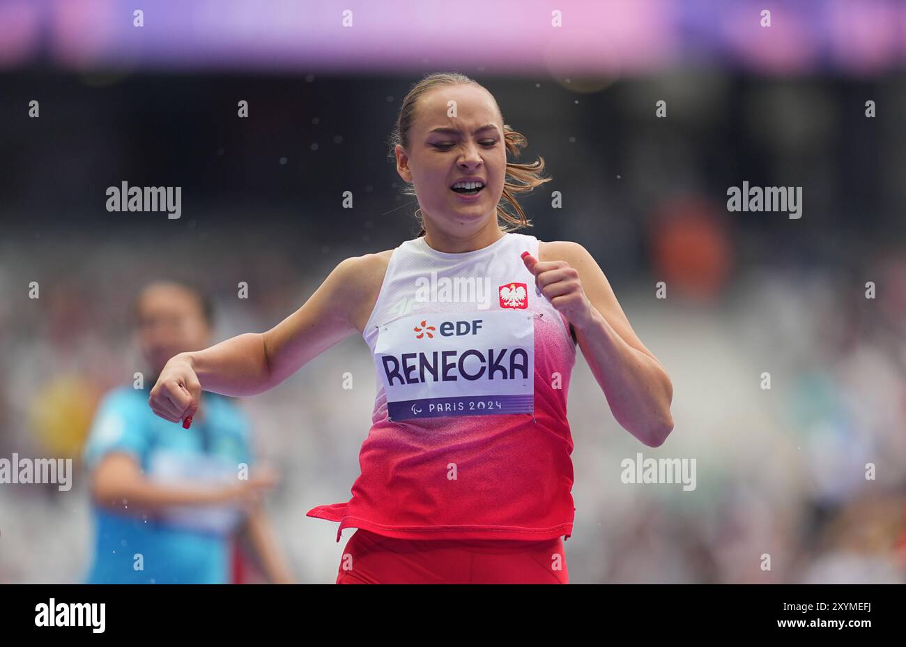 August 30 2024: Ingrid Reneska of Poland in action in Women's 100m ...