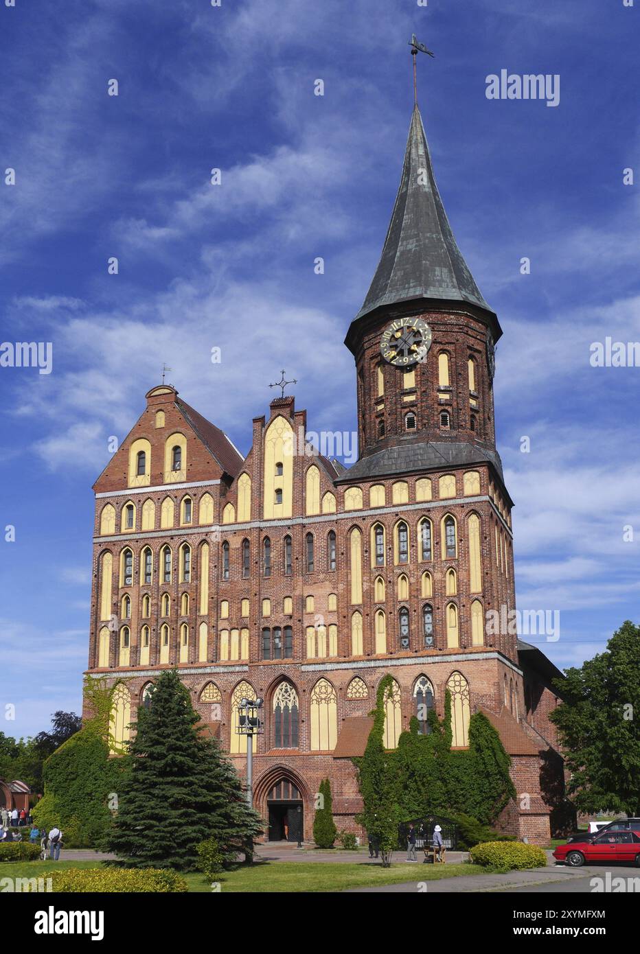 Koenigsberg Cathedral, Gothic church from the 14th century. The symbol of Kaliningrad Russia Stock Photo