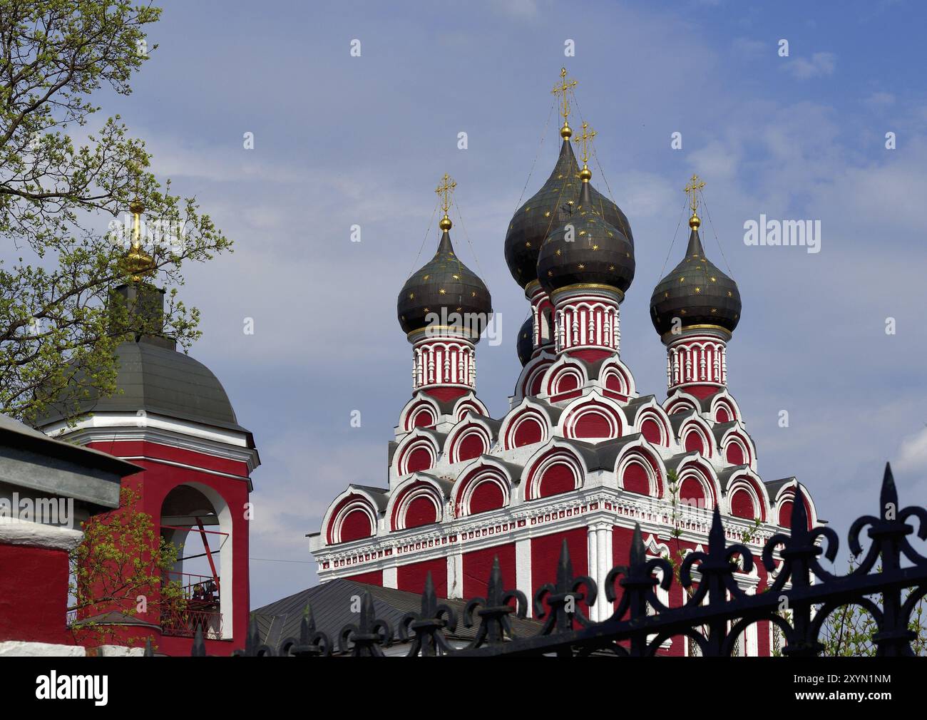 Moscow, Russia, Temple of Tikhvin Icon of A Mother of God, Europe Stock ...