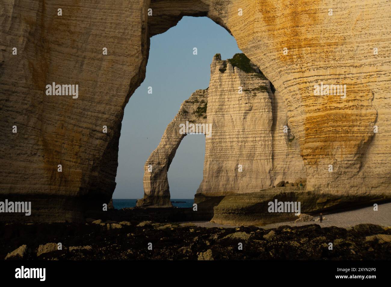 Etretat arches Stock Photo