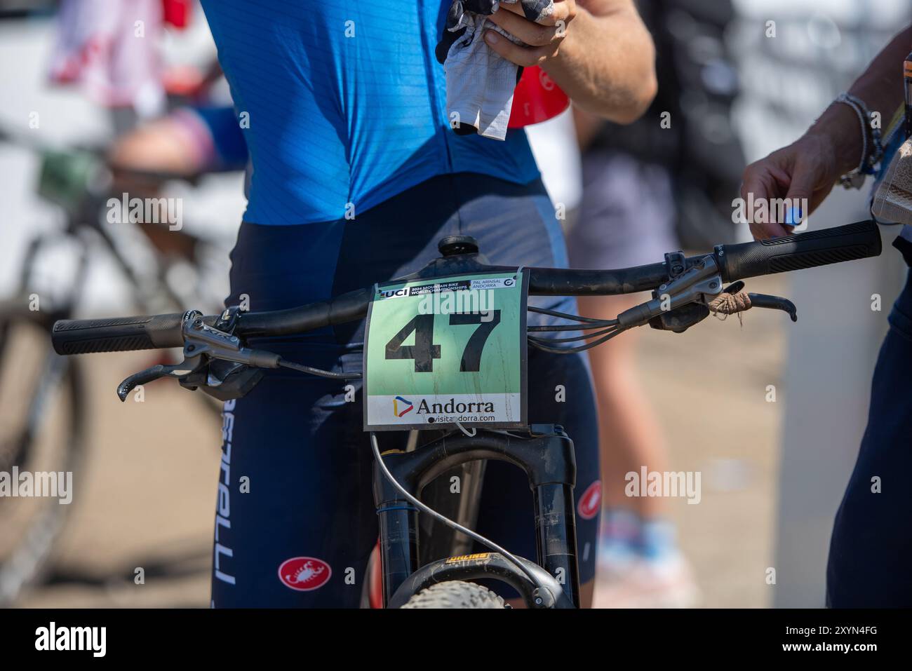 Pal Arinsal, Andorra August 30 2024 of in the UCI Mountain Bike