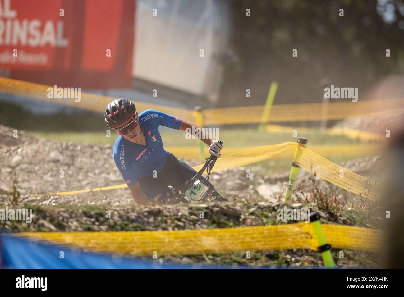 Pal Arinsal, Andorra August 30 2024 Ryan Peruzzo of ITALY in the