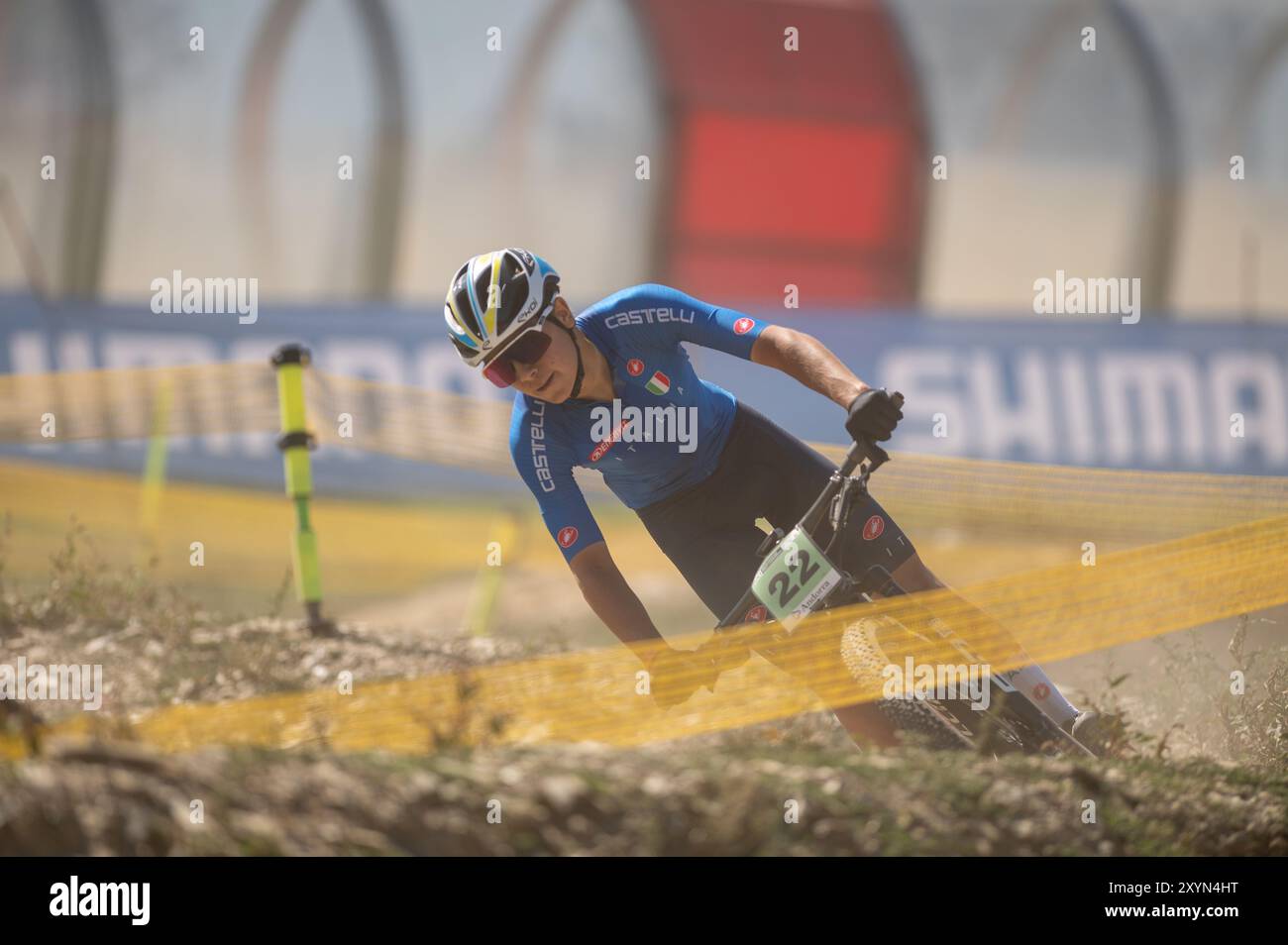 Pal Arinsal, Andorra August 30 2024 Piotr Bosio of ITALY in the UCI