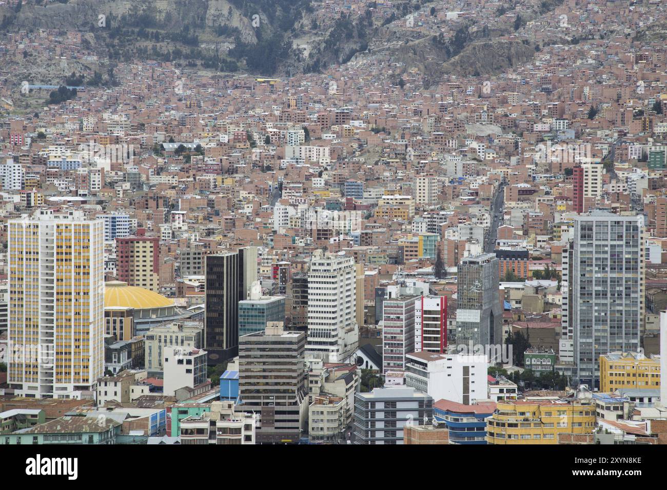 Bolivia skyline people city hi-res stock photography and images - Alamy