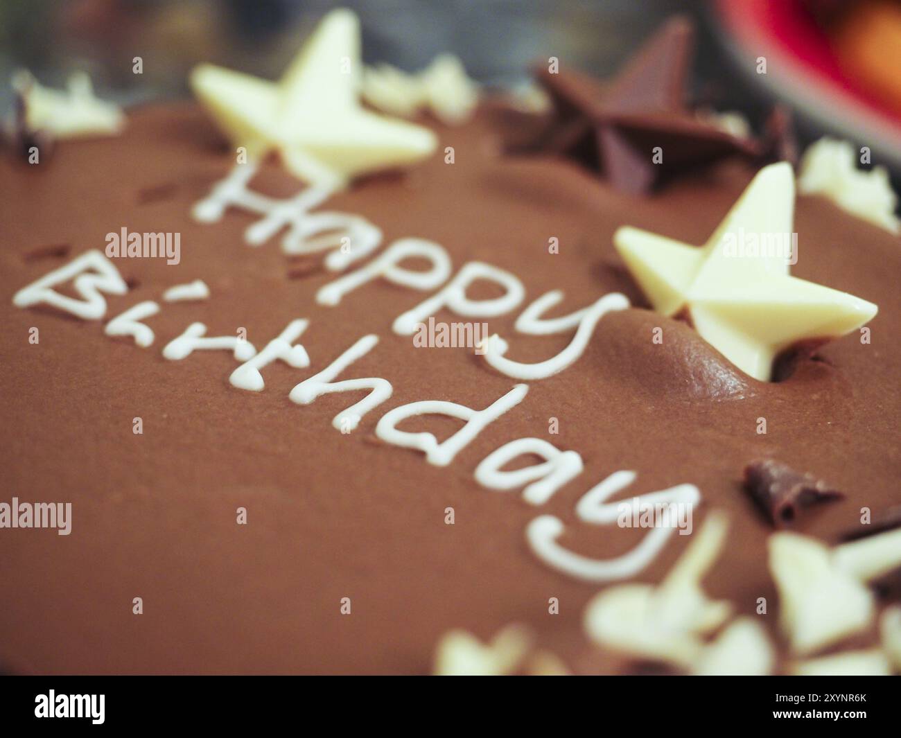 Happy birthday text cake one hi-res stock photography and images - Alamy