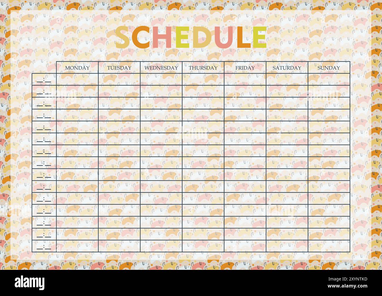 business-organizer-paper-sheets-with-doodle-puppies-schedule-worksheet