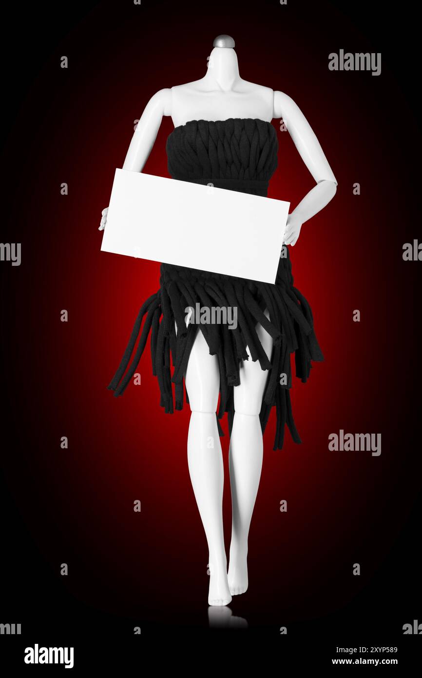 Mannequin Signs Holding sign signs information hi-res stock photography and images - Alamy
