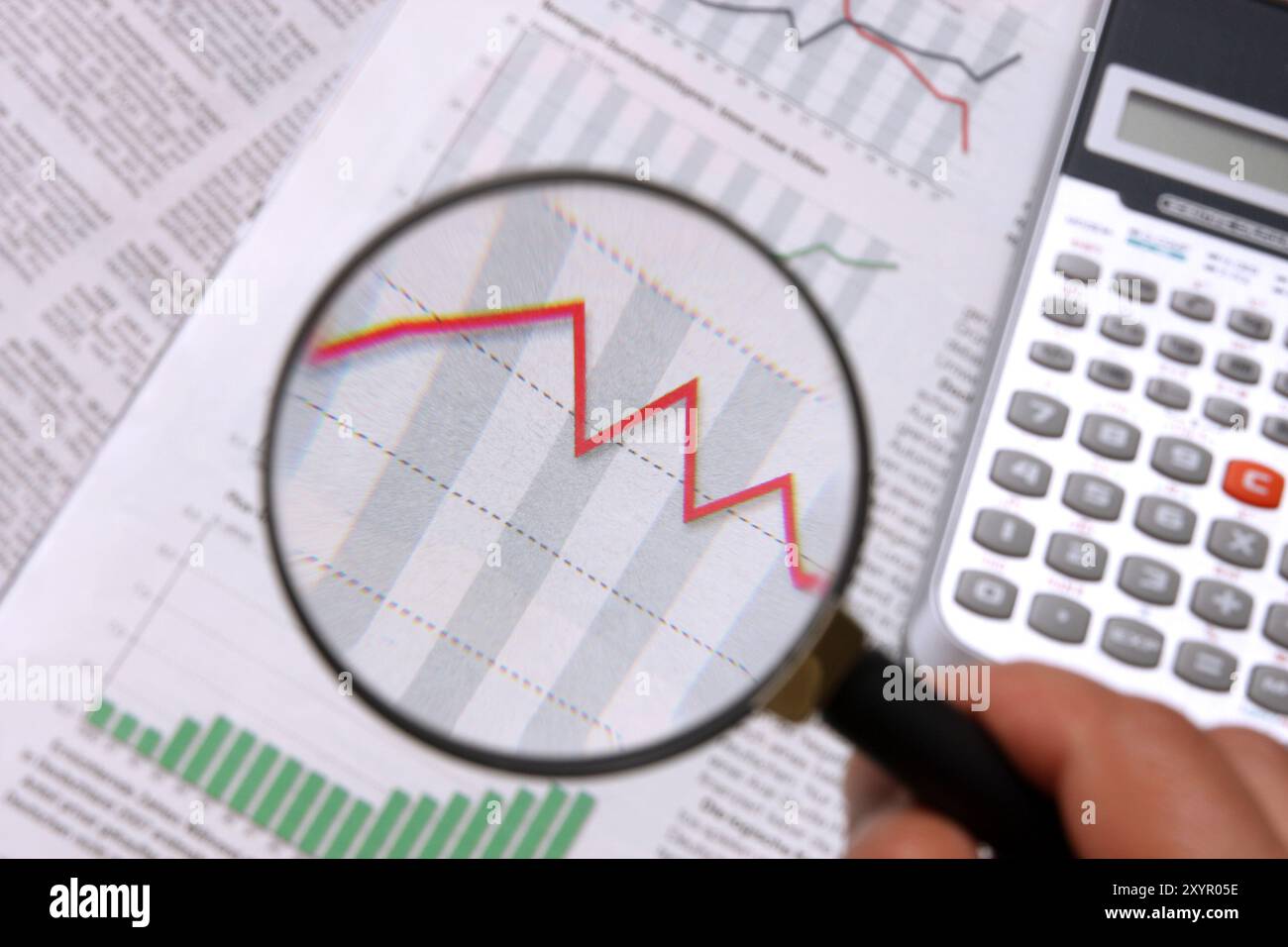 News graph images hi-res stock photography and images - Alamy