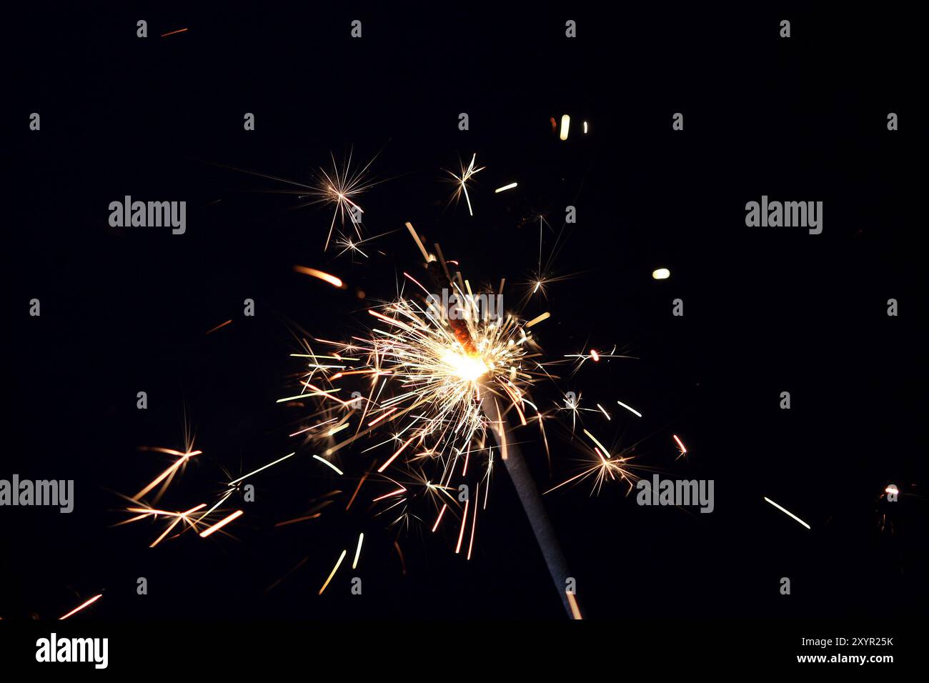 Sparkler Stock Photo