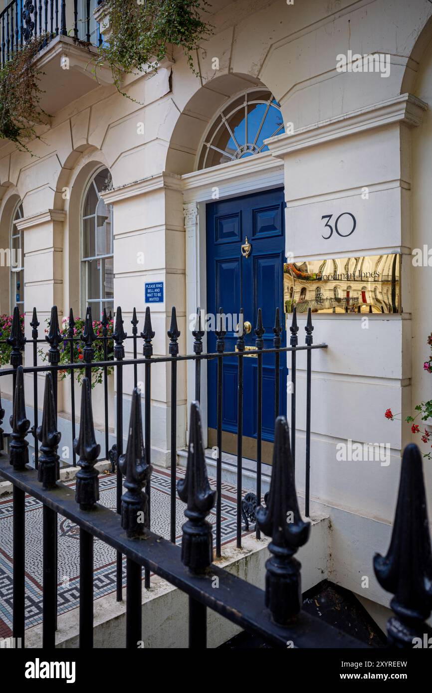 Goodman Jones LLP Accountants London at 29-30 Fittzroy Square London Stock Photo