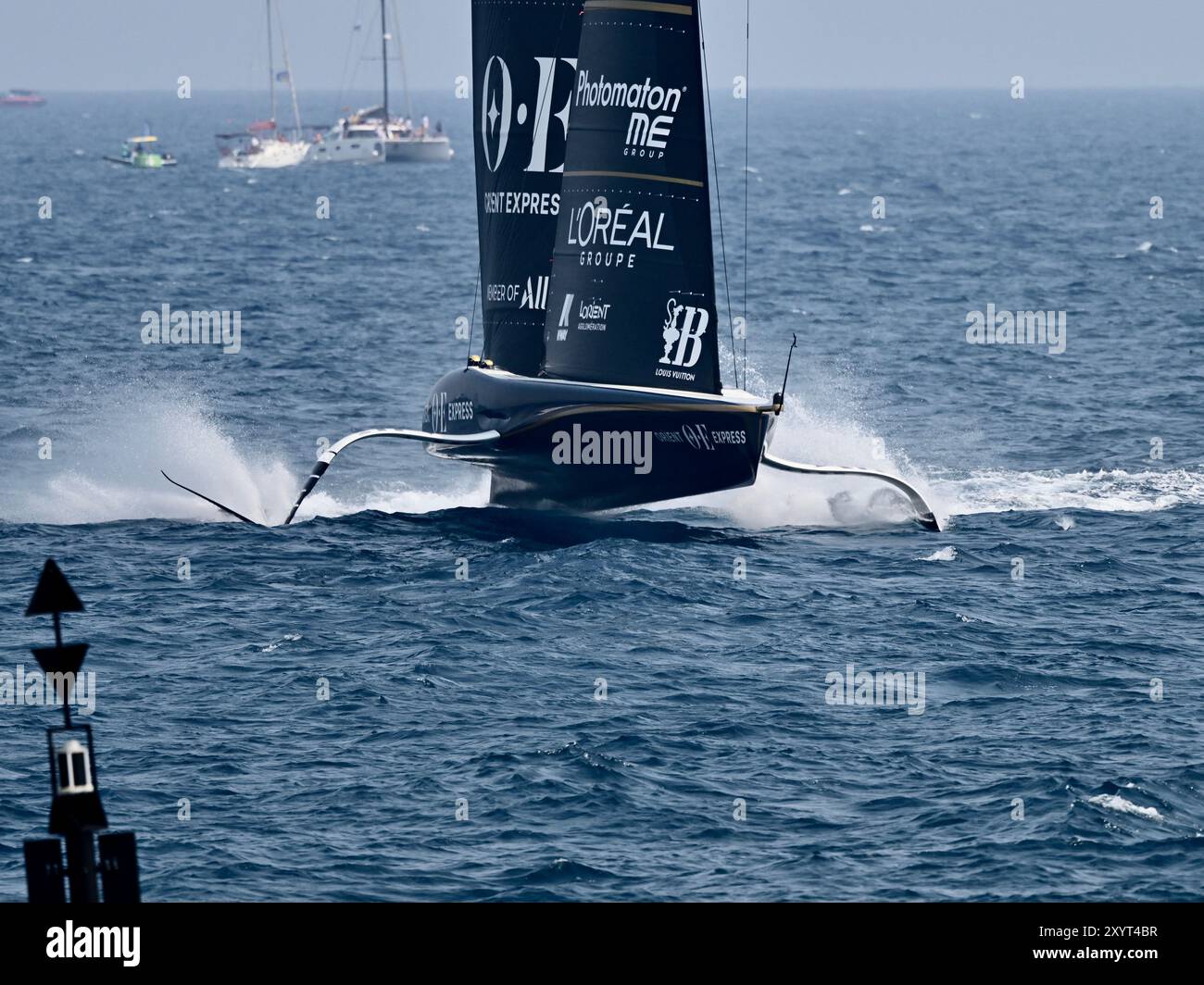 The French entrant in the Louis Vuit 37th America s Cup Preliminary The French entrant in the Louis Vuit 37th America s Cup Preliminary
