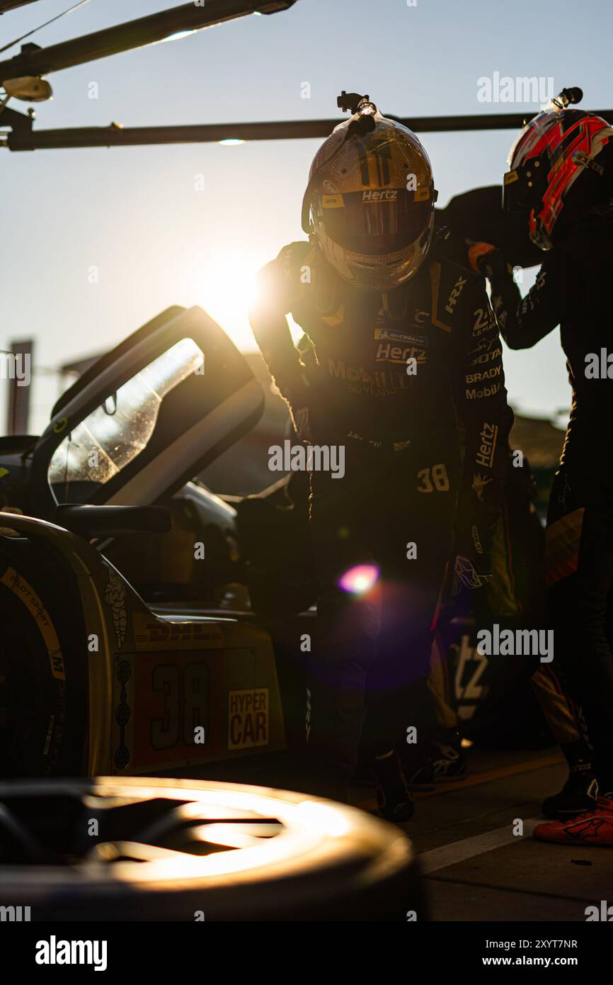 Austin, Etats Unis. 31st Aug, 2024. BUTTON Jenson (gbr), Hertz Team Jota, Porsche 963, portrait during the 2024 Lone Star Star Le Mans, 6th round of the 2024 FIA World Endurance Championship, from August 30 to September 1, 2024 on the Circuit of the Americas in Austin, Texas, United States of America - Photo Javier Jimenez/DPPI Credit: DPPI Media/Alamy Live News Stock Photo