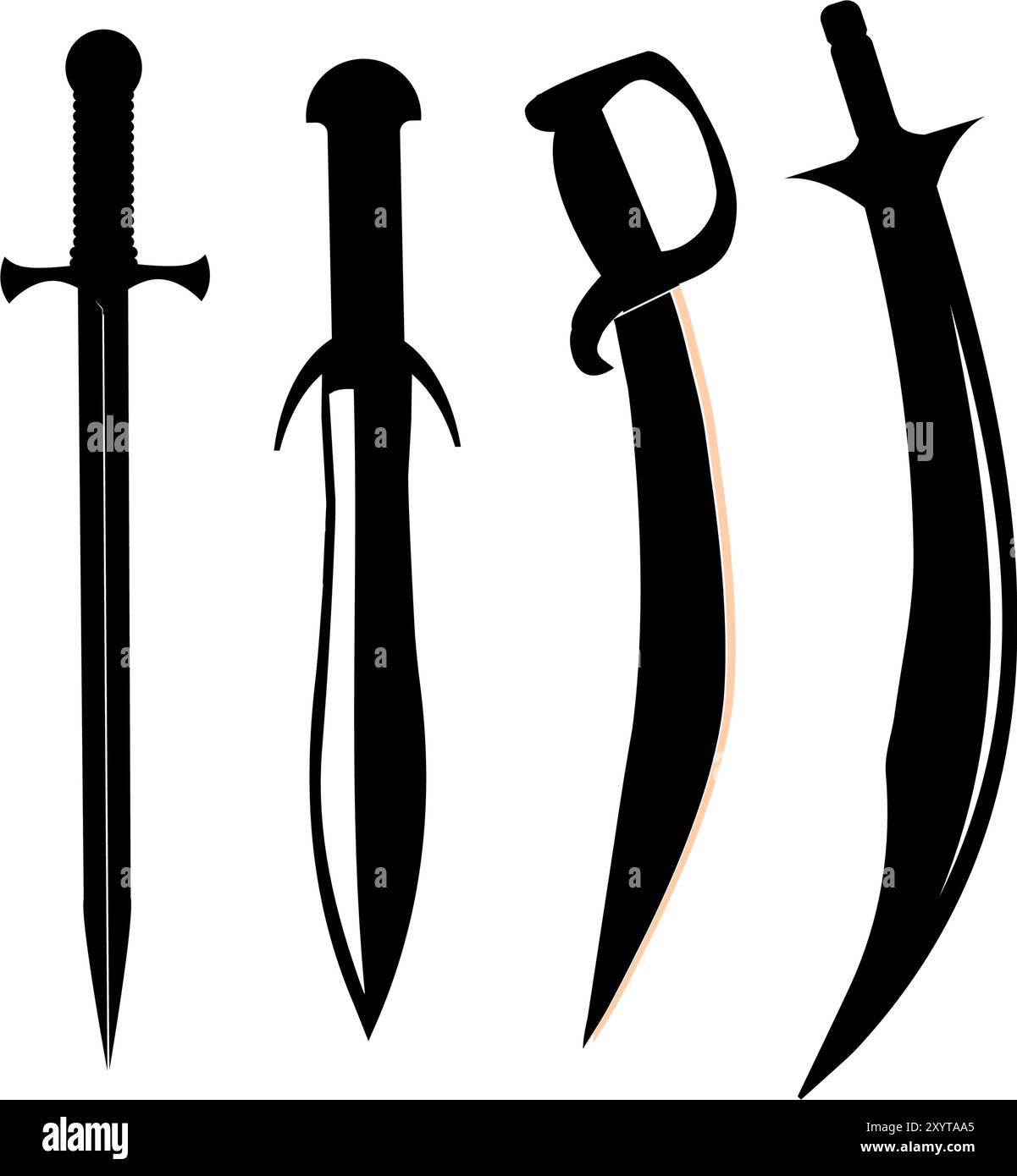 machete icon, vectors illustration symbol design Stock Vector