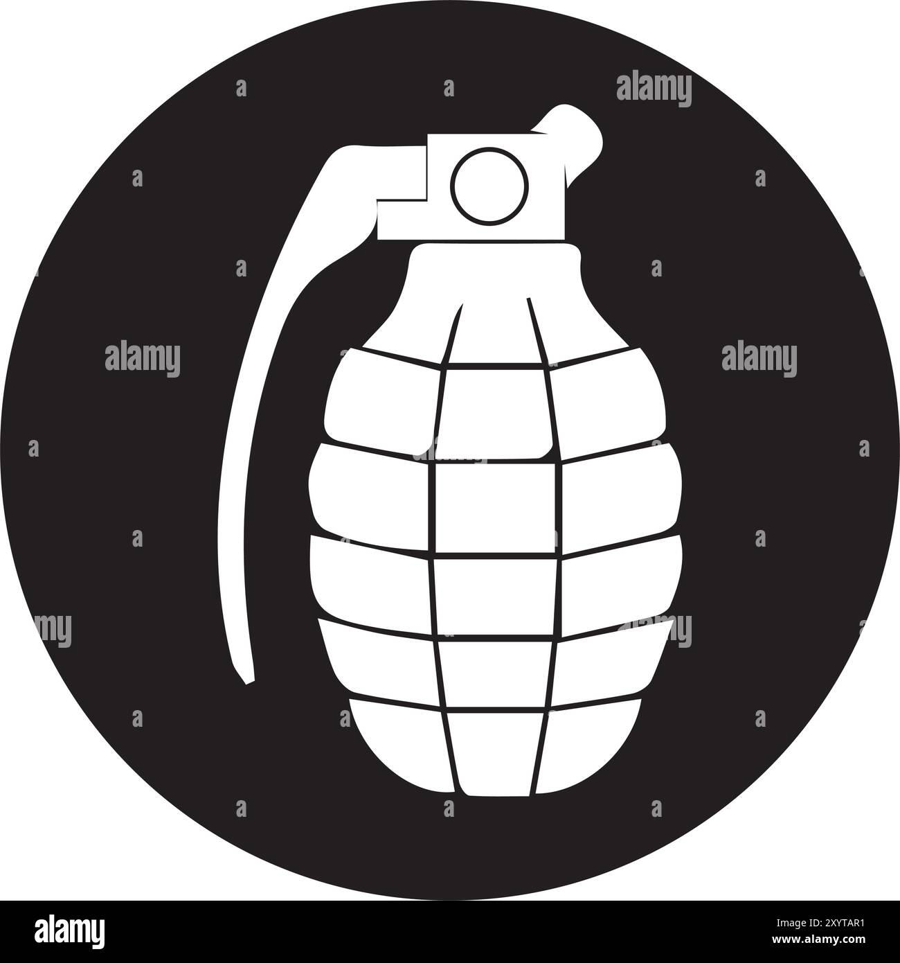 hand grenade icon vector illustration Stock Vector