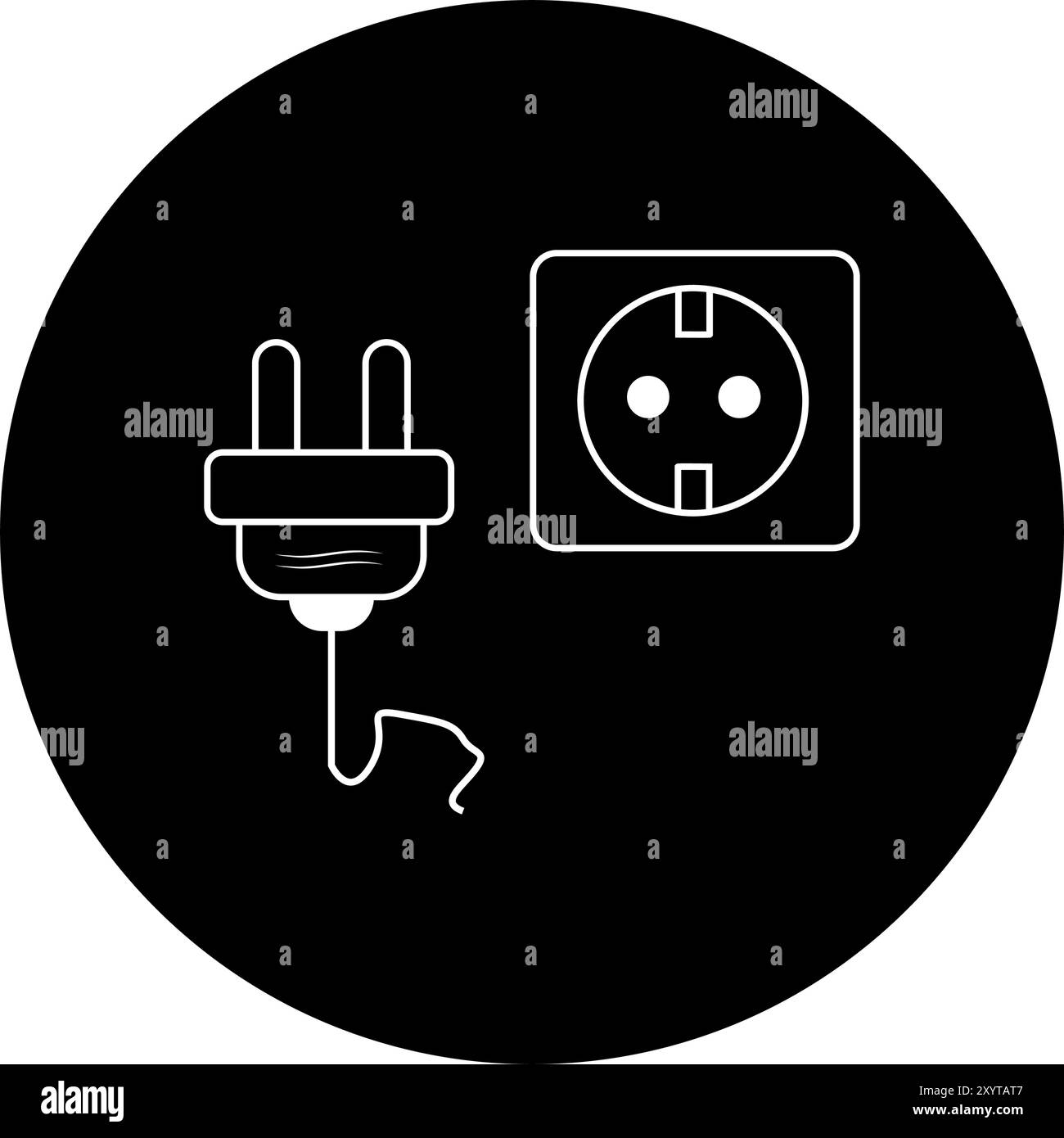 electrical terminal plug icon vector illustration symbol design Stock Vector