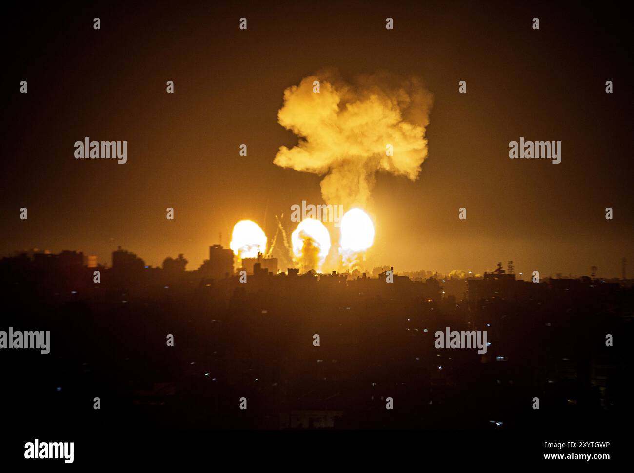 Gaza In 2022 Gaza, Palestine. December 4, 2022. Palestinian Territories. Fire and ...