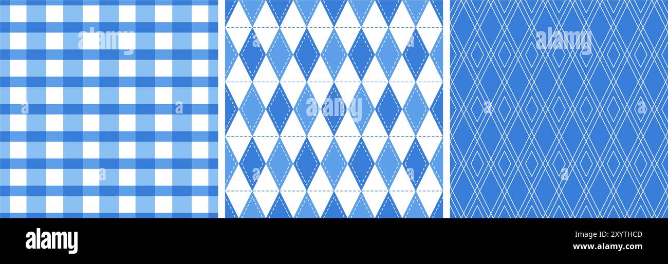 Festive Oktoberfest Seamless Pattern Design with Flat Cartoon ...