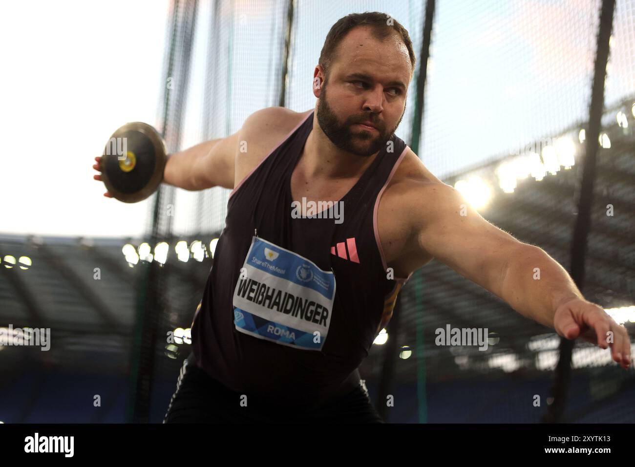 Rome, Italy 30.08.2024 : WEISsHAIDINGER Lukas during DISCUS THROW MEN in athletic competition Golden Gala Pietro Mennea Rome 2024 - Diamond League at Stadio Olimpico in Rome on August 30, 2024. Credit: Independent Photo Agency Srl/Alamy Live News Stock Photo