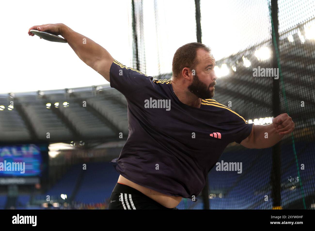 Rome, Italy 30.08.2024 : WEIßHAIDINGER Lukas during DISCUS THROW MEN in athletic competition Golden Gala Pietro Mennea Rome 2024 - Diamond League at S Stock Photo