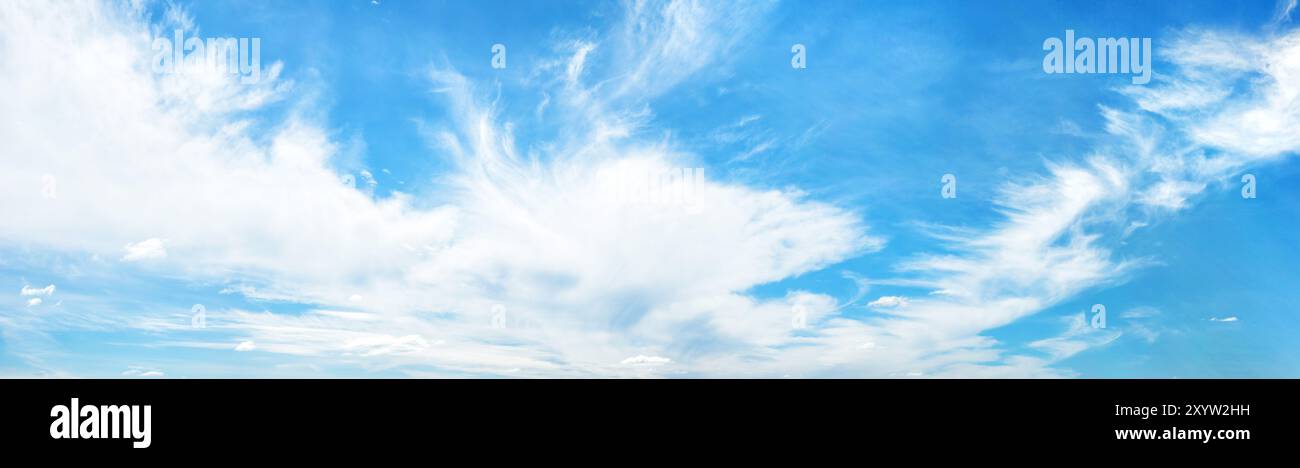 blue sky with clouds, natural landscape background Stock Photo - Alamy