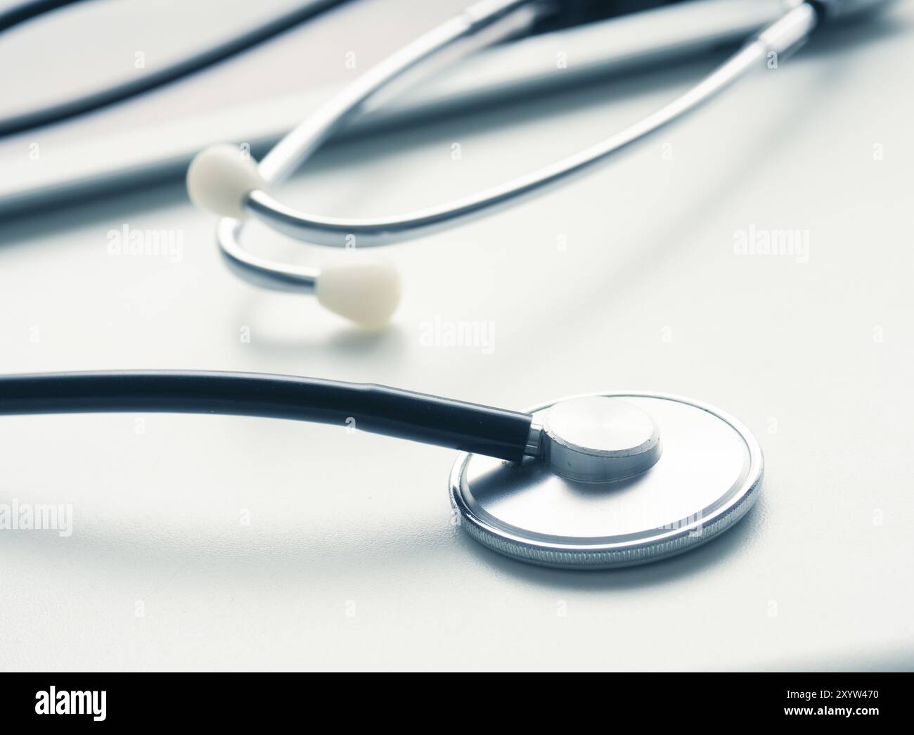 Stethoscope and tablet computer on an office table Stock Photo - Alamy