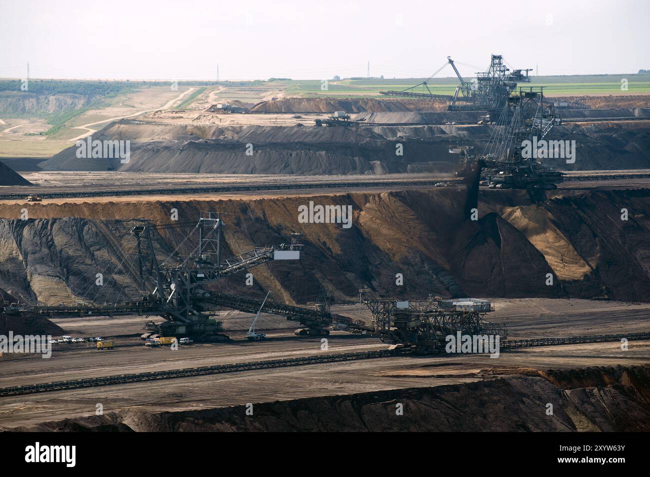 Opencast mine vehicles hi-res stock photography and images - Alamy