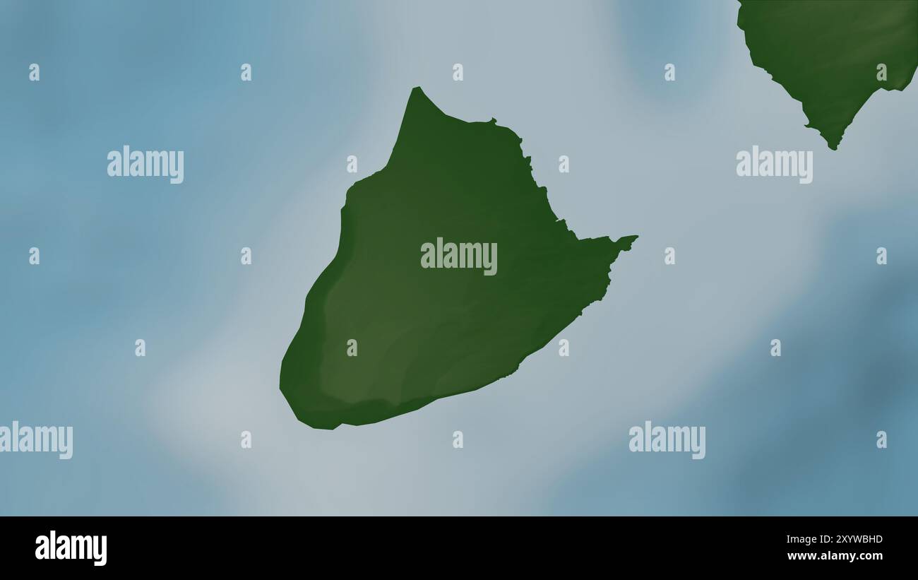 Beata Map Isla Beata in the Caribbean Sea on a colored elevation map Stock Photo ...