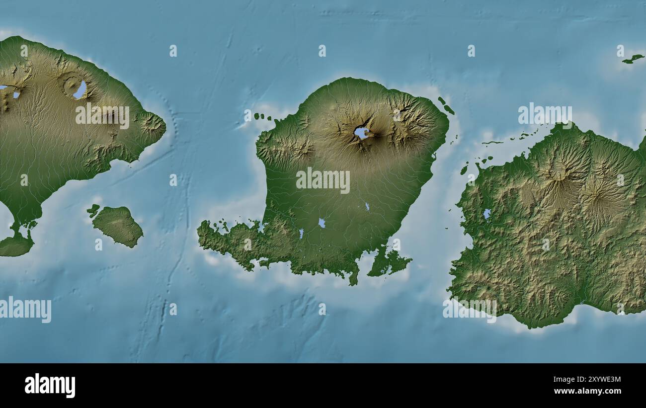 Lombok Map.pdf Lombok map hi-res stock photography and images - Alamy