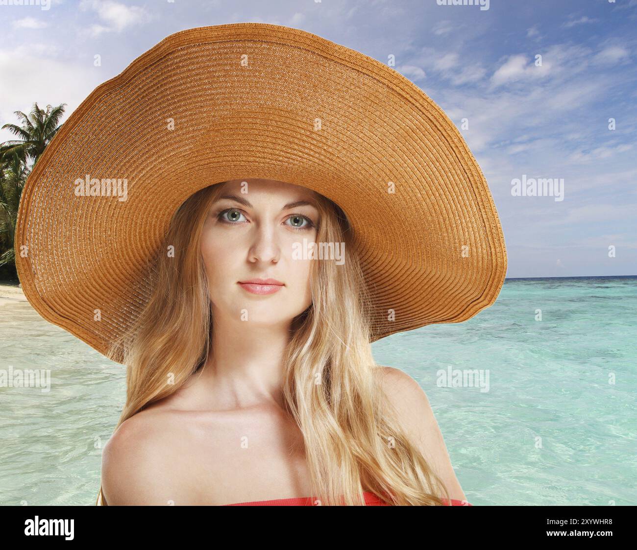 Woman in hat smiles enjoys hi-res stock photography and images - Alamy