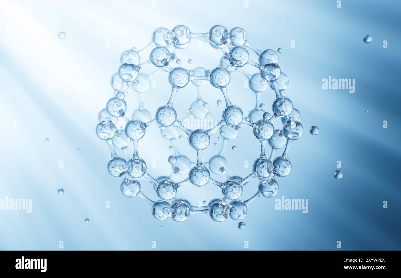 3d rendering molecular structure hi-res stock photography and images ...