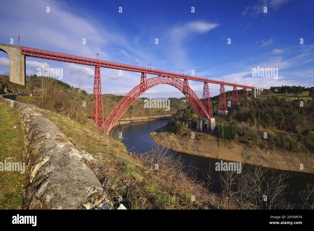 Garabit viaduct in France, Garabit viaduct in France, a famous bridge ...