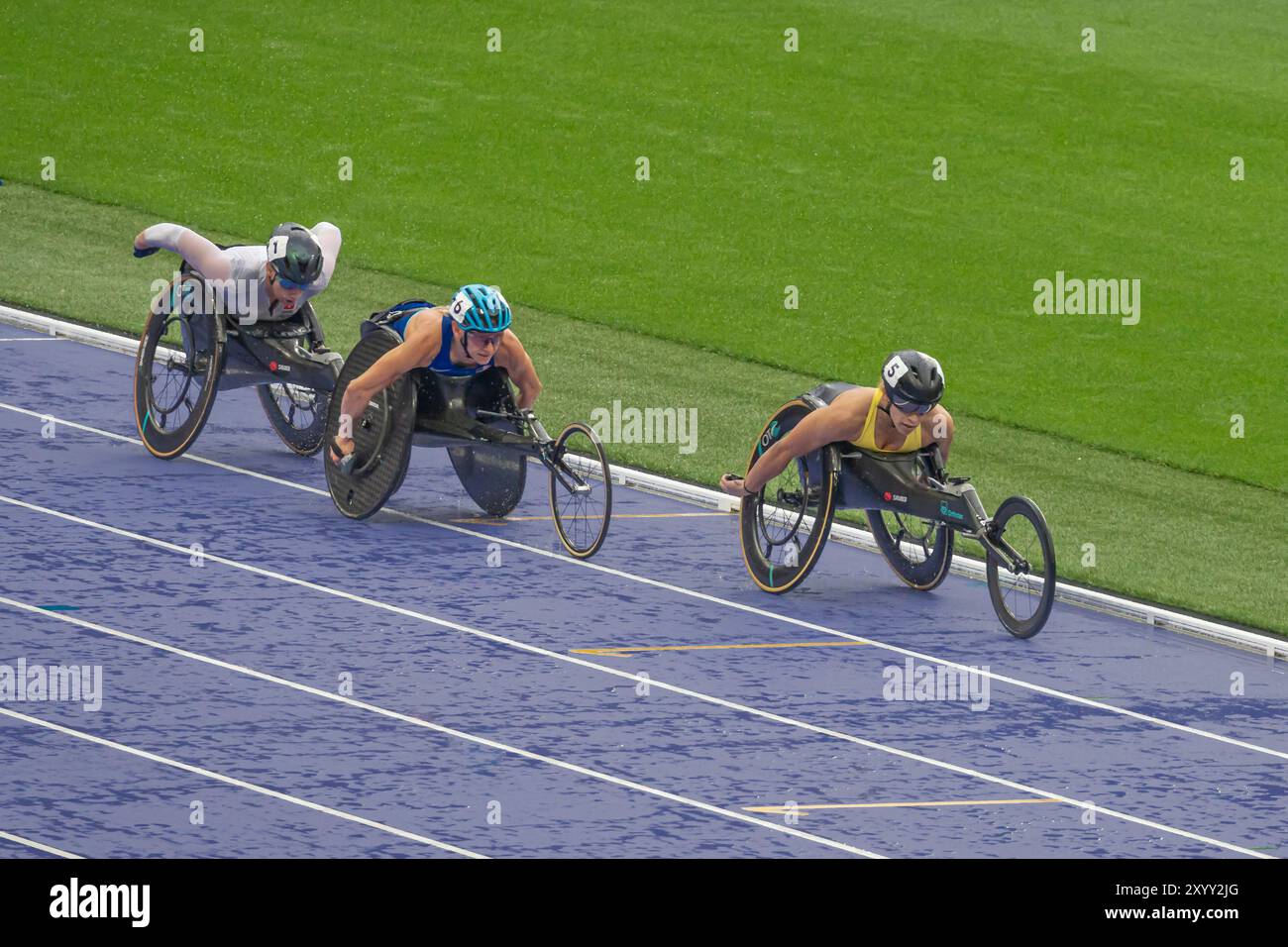 Paris, France - 08 30 2024: Olympic Games Paris 2024. View of women's ...